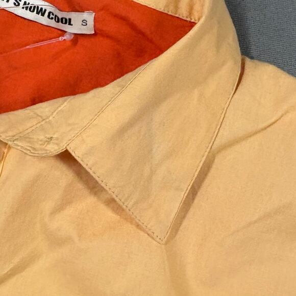 It's Now Cool Vacay Shirt Size‎ S Vermillion Women's INC204 Orange/Yellow - Picture 9 of 14